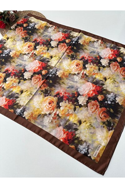 ARSEL MODA Tesettürün Yeni Adresi أرسيل مودا شال قطني ناعم بنمط الزهور LBD2306