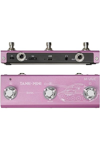 M-VAVE Tank Mini Multic Effect Guitar Pedal