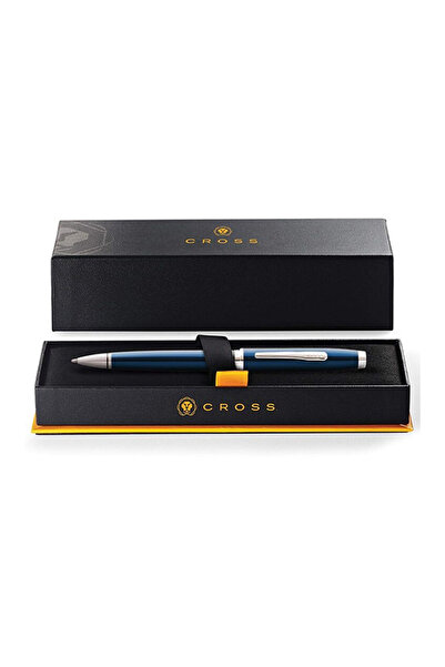 Cross Coventry Blue Lacquer with Polished Chrome Appointments Ballpoint Pen