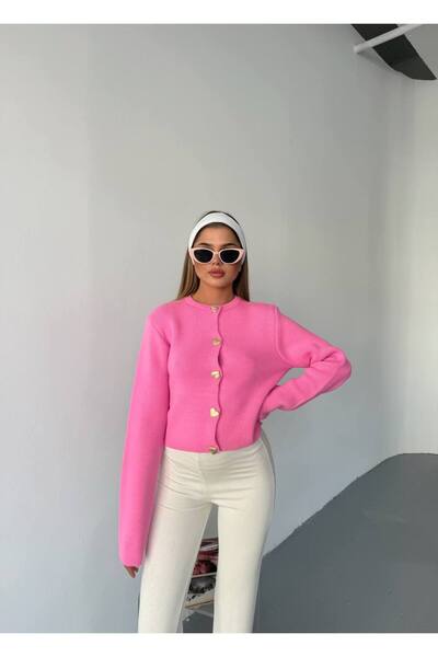 DMBASİC سترة بأزرار على شكل قلب