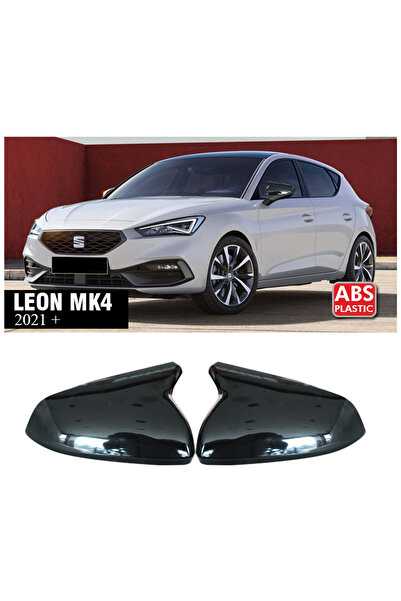 Genel Markalar Seat Leon Mk4 Batman Yarasa Ayna Kapağı Piona Black ABS 2021 2...