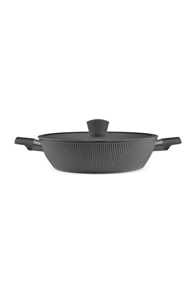 Karaca x Refika Swiss Crystal Purelıne İndüksiyon Tabanlı Servis Gereçli 12 Parça Tencere Seti Gri