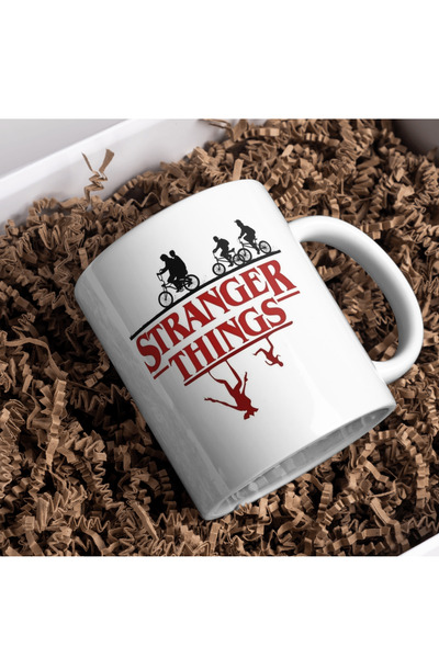 HEREVE STRANGER THİNGS BASKILI KUPA BARDAK