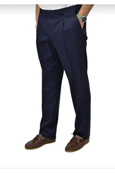 güncüoğlu Single Pleated Relaxed Fit Men's Fabric Pants