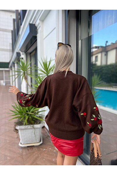 For Angels Бродиран пуловер с голям размер