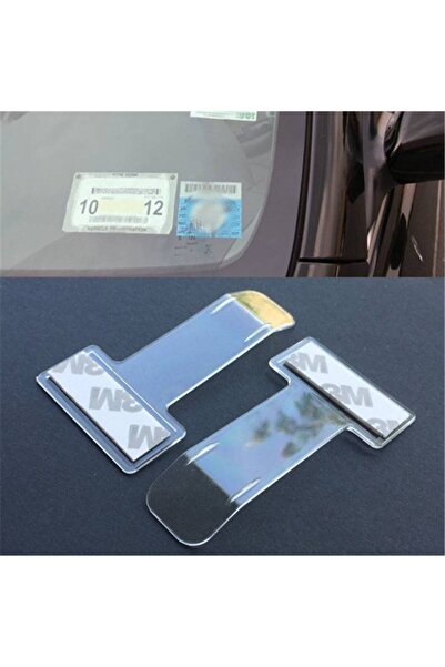 zola Σετ 2 θηκών για εισιτήρια στάθμευσης αυτοκινήτων, Zola®, πλαστικές, 7,4x...