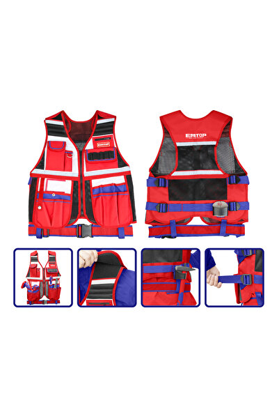 EMTOP Vestă pentru instrumente cu bretele reglabile - ETVT1701,