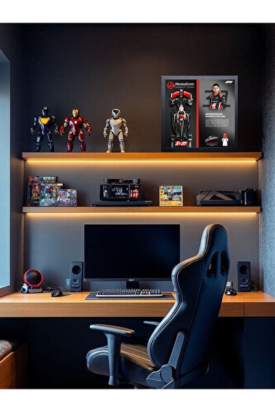 artevelle MoneyGram Haas F1 VF-24 Yarış Arabası (242 Parça) – Esteban Ocon Tasarımlı Tablo (Legolu/Arabalı)