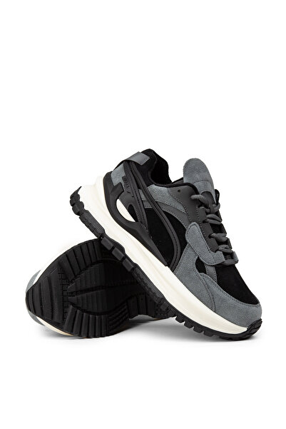 Deery Γυναικεία γνήσια παπούτσια σε μαύρο σουέντ