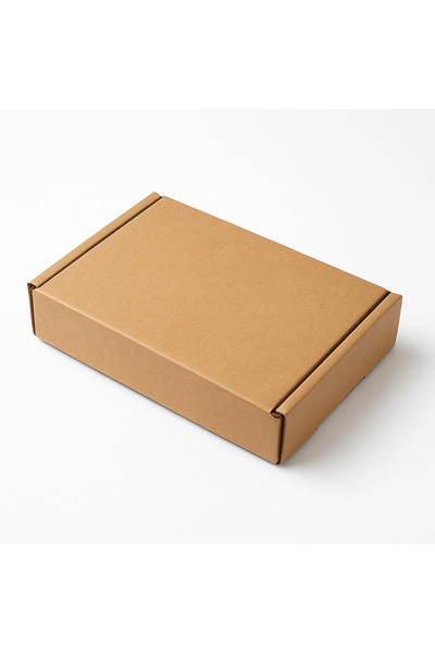 Partifabrik 25 Adet Premium Bant Gerektirmeyen Dayanıklı Kilitli Kargo Kutusu - E Ticaret Kolisi 26x19x5 cm