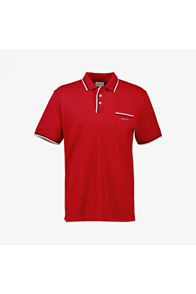 Gant Erkek Kırmızı Regular Fit Polo