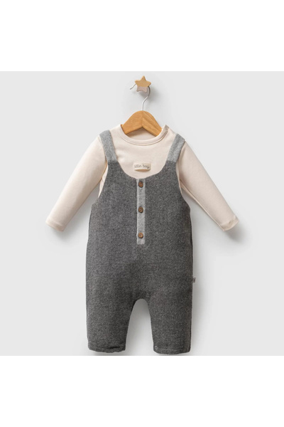 Genel Markalar Tongs Baby Customary Salopet 5732 Gri