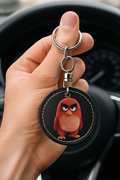 Cekuonline سلسلة مفاتيح سوداء مصنوعة يدويًا من الجلد المنقوش للسيارات/المركبا...