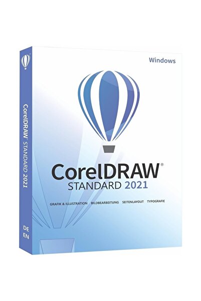 COREL CorelDraw Standard 2021 - 2 Pc Lifetime/ömür Boyu Kalıcı Lisans
