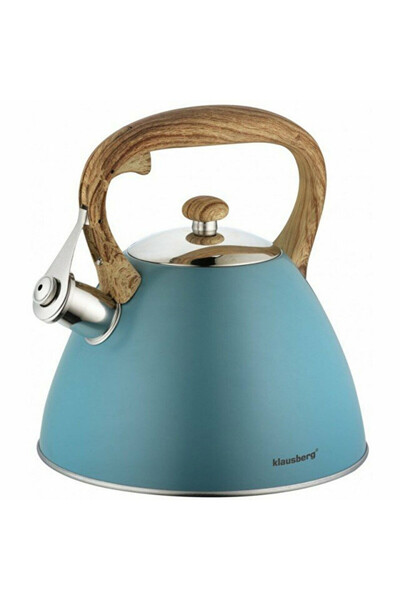 Klausberg Fierbător KB 7263, 22 cm, 3 l, Fluierator, Inducție, Oțel, Albastru