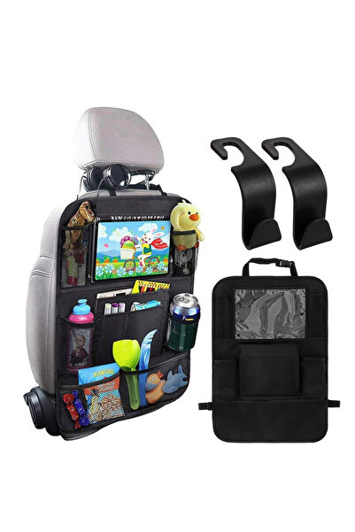zola Set organizator scaun auto, suport de tableta, buzunare multiple, 2 carl...