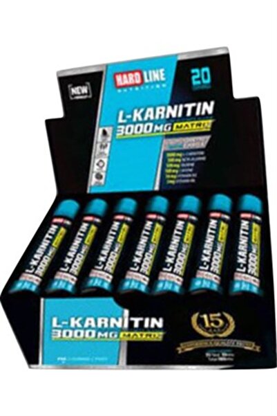 Alfa Hardline Nutrition L-Carnitine Limon Aromalı 3000 mg 20 Shots
