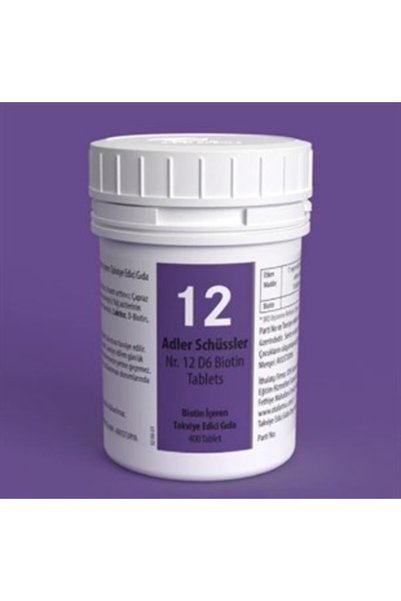adler Schüssler No: 12 Tablets