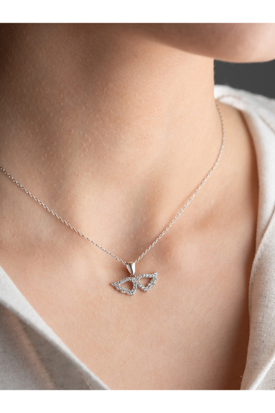 Two Arts Jewelry Melek Kanadı Kolyesi | 925 Ayar Gümüş / 14K Altın Kaplama / Bronz Seçenekli