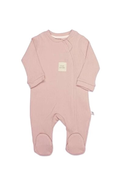 Tolzan Bistyle Style Natural Zippered Baby Jumpsuit 15115 Pink