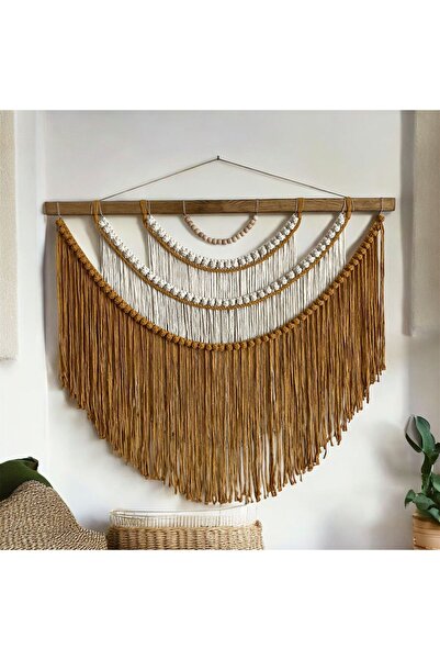 VOBU HOME & LIFE DESIGN EL YAPIMI MAKROME BOHO DUVAR SÜSÜ, SALON VE YATAK ODA...