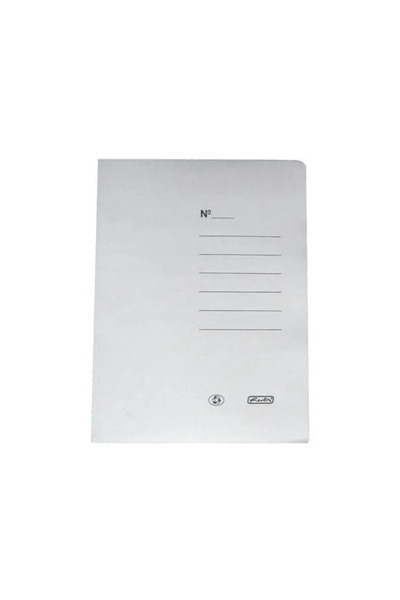 Herlitz cardboard file with cardboard rail 230 g/m2 hard spring 100 pcs/set