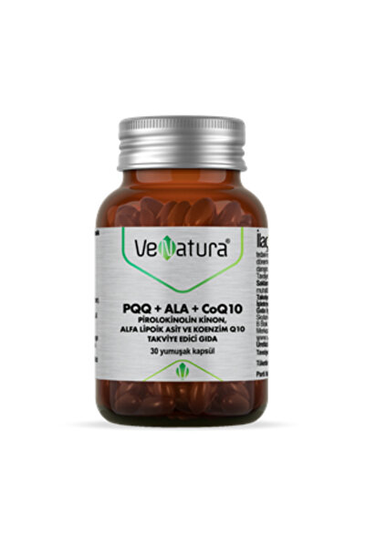 Alfa VeNatura PQQ+ALA+KoenzimQ10+Alfa Lipoik Asit 30 Kapsül