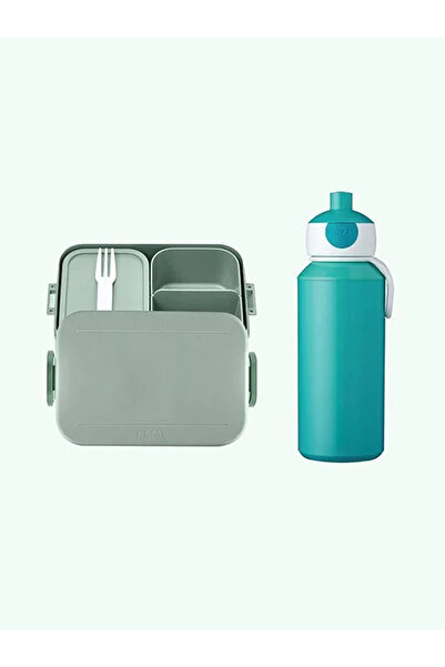 Share the Love طقم مكون من قطعتين - زجاجة ماء وصندوق غداء متوسط