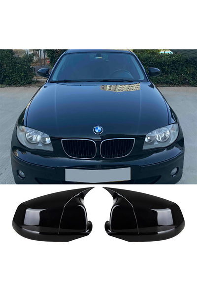 AkmTuning Bmw E87 Batman Yarasa Ayna Kapağı Piano Black ABS 2004 2005 2006 20...