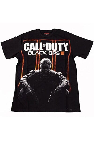 Genel Markalar Call Of Duty Black OPS III Tişört Siyah