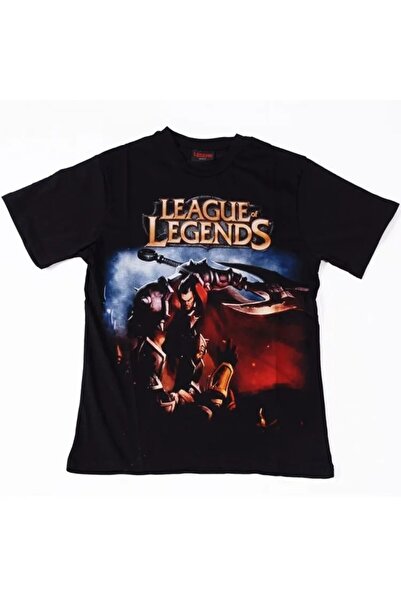 Genel Markalar League Of Legends No:3 Tişört Siyah