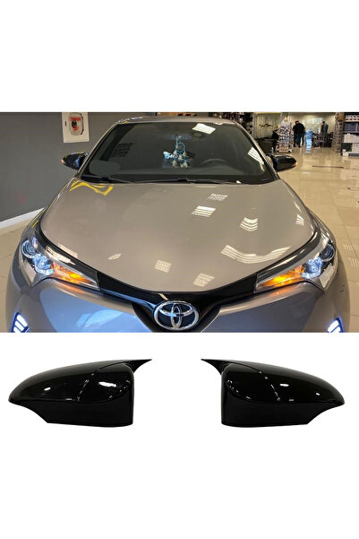 Genel Markalar Toyota CHR Batman Yarasa Ayna Kapağı Piona Black ABS 2016 ve ü...