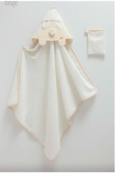 Caramell BASİC BEBEK HAVLU VE KESE TAKIMI