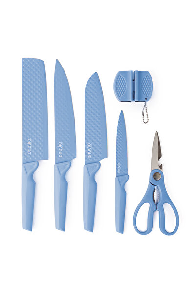 Onuvio Set de cuțite ®, 6 piese, extrem de ascuțite, utilizare zilnică - Alba...