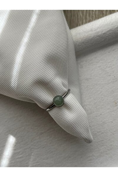 Pel Design خاتم مصنوع يدويًا من حجر الأفنتورين والفولاذ