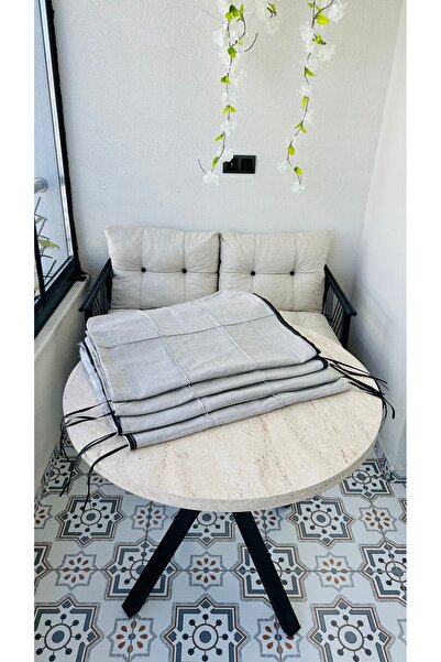 Modern Style Home Bahçe Balkon Takımı Minder Kılıf Takımı 4 Adet
