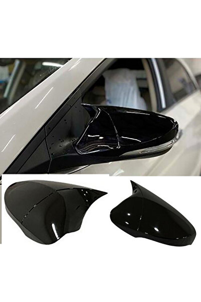 AkmTuning Hyundai Accent Blue Sinyalli Batman Yarasa Ayna Kapağı Parlak Siyah...