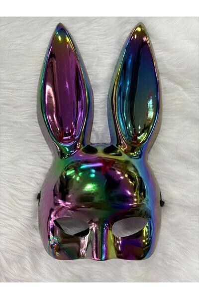 PARTİPORT Hologramlı Tavşan Maske