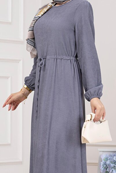 Sevitli Φόρεμα με τούνελ στη μέση-Γκρι