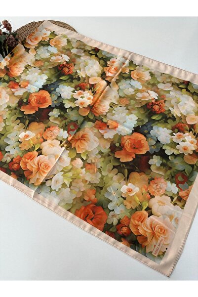 ARSEL MODA Tesettürün Yeni Adresi شال قطني ناعم من ARSEL MODA بنمط زهور LBD2217