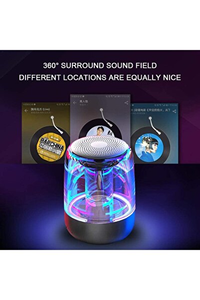 OEM Portable 5W Bluetooth Speaker, IPX6 Waterproof, Black