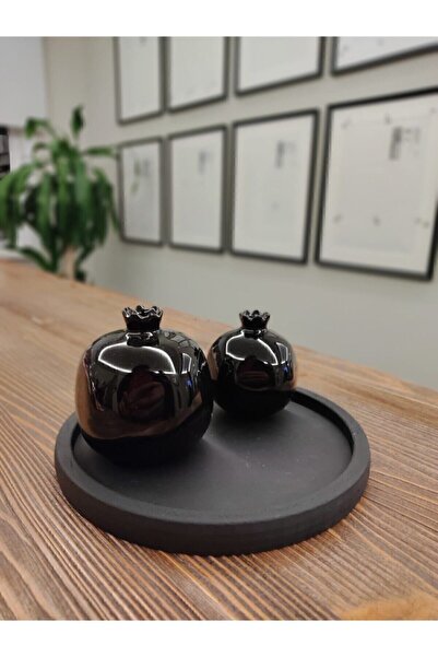 Genel Markalar Perfingo Dekoratif Beton Sunumluk Tepsi Oval/yuvarlak