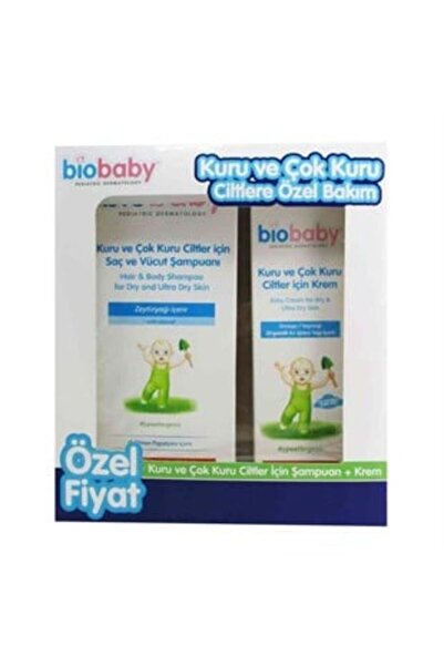 Bioblas Biobaby Kuru ve Atopik Ciltler İçin Şampuan 300 ml + Krem 100 ml (Özel Fiyat Etiketli)