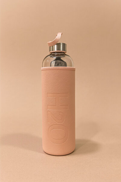 Fhilli H2O Leather Covered Glass Flask 1000 ml