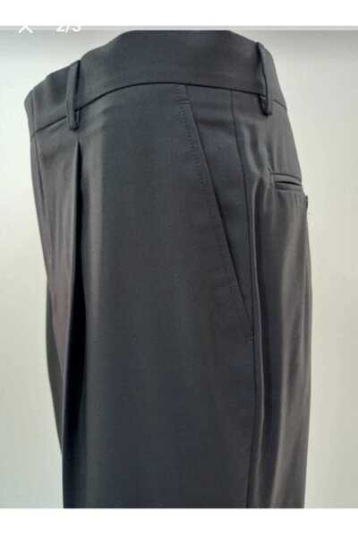 güncüoğlu Single Pleated Relaxed Fit Men's Fabric Pants
