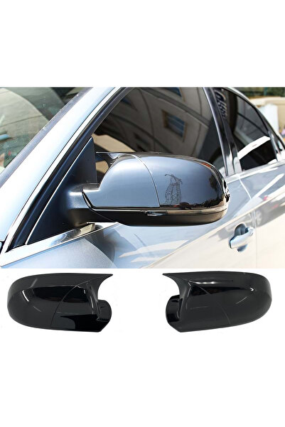 AkmTuning Audi A5 B8 FL Batman Yarasa Sinyalli Ayna Kapağı Piano Black ABS 20...