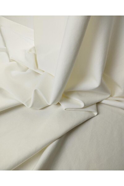 Kumaş Parça Interlock Steel Knitted Fabric in Ecru Color (Width 150 cm X Length 210 cm)