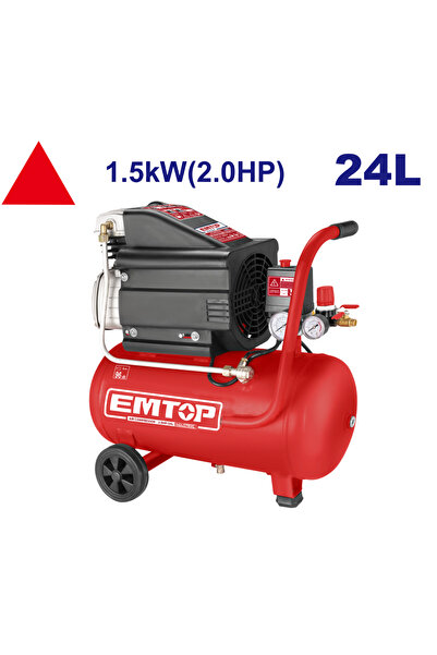 EMTOP Compresor de aer 24L, 1.5kW (2.0CP) - EACPD20241,