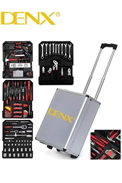 Denx 187-piece Tool Kit For Repair, Installation, And All-purpose Use Dx2521