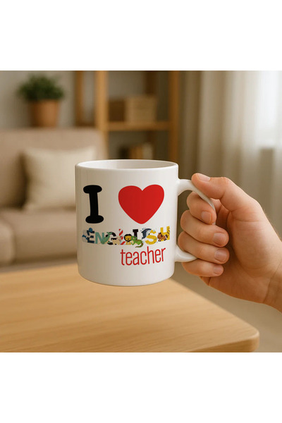 Borambalaj English Teacher Printed Teacher's Day Gift Mug